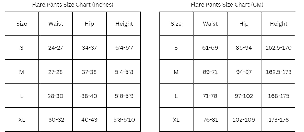 High Waisted Flare Pants – Saina